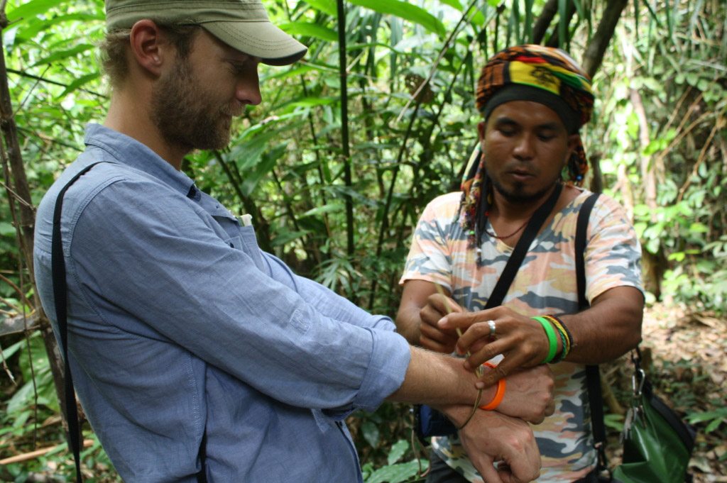 Learning about jungle plants on the Surin Islands
