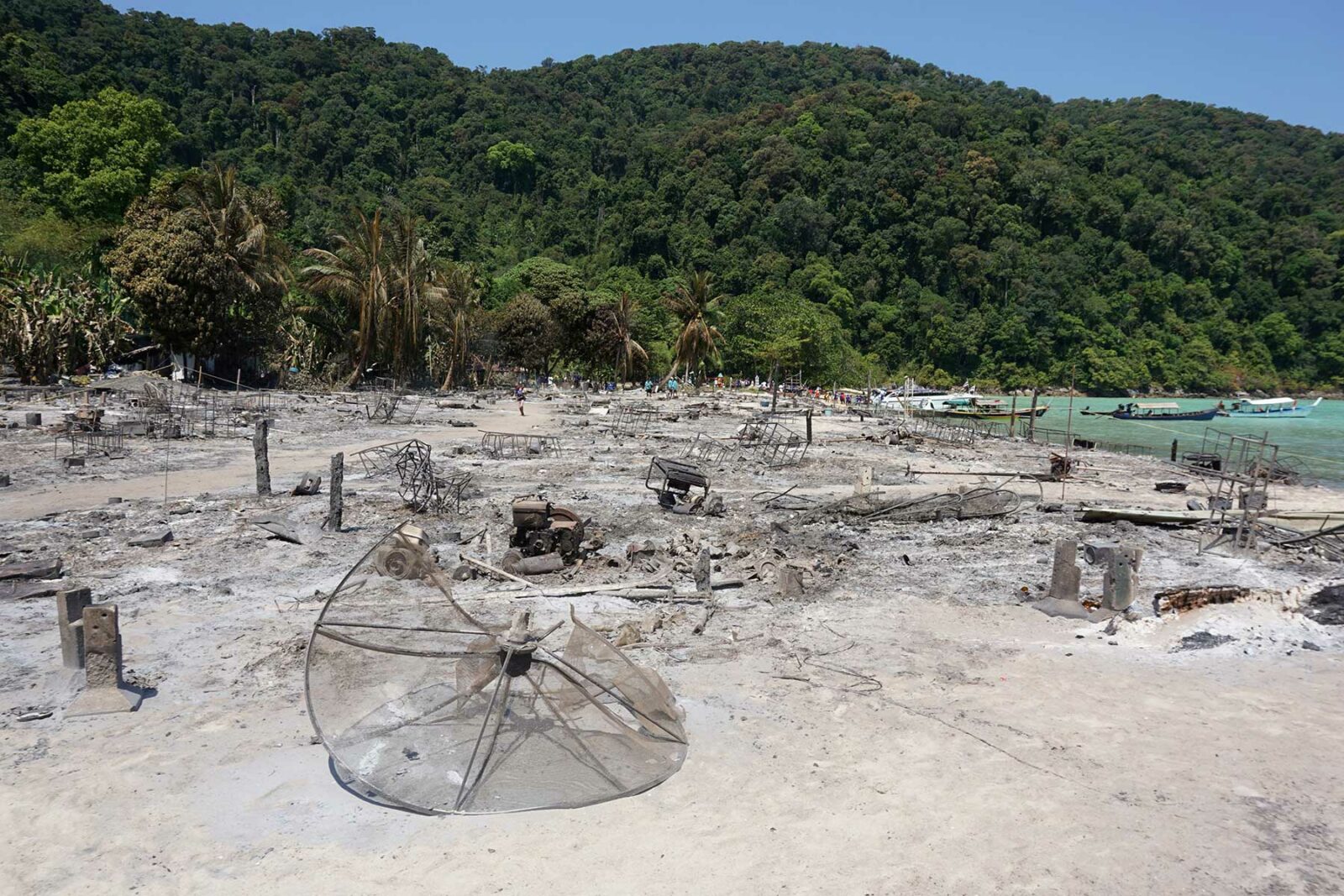 Moken village fire 2019